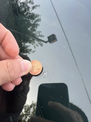 Windshield Chip Repair - Mercedes Benz - Windshield Chip Repair under the size of a penny on a Mercedes Benz. We always strive to impress clients with our quality.