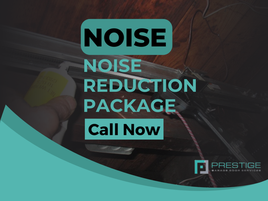 $179 Noise Reduction Includes all Package Garage Door and Garage Door Opener Adjustments - We only use the best parts at Prestige Garage Door Services. Call 813-315-9500 today. For just $179, our comprehensive Noise Reduction Package includes adjustments for both your garage door and garage door opener. This package is designed to minimize noise, ensuring your garage door operates smoothly and quietly. Enjoy a quieter, more efficient garage door system with our expert adjustments, all at an unbeatable value. $179 Noise Reduction Includes all Package Garage Door and Garage Door Opener Adjustments - We only use the best parts at Prestige Garage Door Services. Call 813-315-9500 today. For just $179, our comprehensive Noise Reduction Package includes adjustments for both your garage door and garage door opener. This package is designed to minimize noise, ensuring your garage door operates smoothly and quietly. Enjoy a quieter, more efficient garage door system with our expert adjustments, all at an unbeatable value.