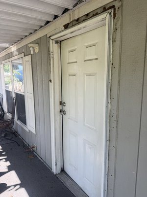 Front Door and Security Screen Door Installation - Installation of a new front door and security screen door. Doors were aligned, adjusted, and tested for smooth opening and secure locking.