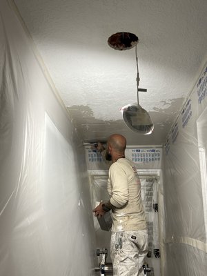 Cambio de textura - Se realizó cambio de textura en el techo se cubrieron todas las paredes tuvo un acabado liso Cambio de textura - Se realizó cambio de textura en el techo se cubrieron todas las paredes tuvo un acabado liso