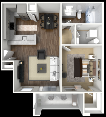 Floor Plans - Offering a range of 1, 2, and 3 bedroom upscale apartment homes in Goodyear, Arizona. Enjoy our floor plan options which all include a patio/balcony, laundry room, and open concept living. Floor Plans - Offering a range of 1, 2, and 3 bedroom upscale apartment homes in Goodyear, Arizona. Enjoy our floor plan options which all include a patio/balcony, laundry room, and open concept living.