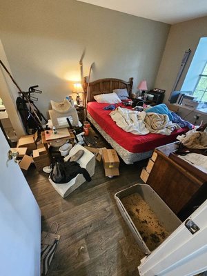Hoarding clean out service - An other successful hoarding clean out service fast and reliable. Call us today for a same day quote