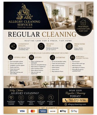 Home Cleaning Services - Our mission is simple: to exceed expectations through personalized, luxury cleaning tailored to the way our clients live and work. From private residences to distinguished professional spaces, we create environments that feel immaculate, effortless, and truly cared for.
Allegry is built on integrity, reliability, and an unwavering respect for every space we enter. We understand that your home or workplace is a reflection of you — and we treat it with the discretion, care, and professionalism it deserves. As we grow, one commitment remains constant: to deliver results that speak for themselves, and to build lasting relationships with the people and businesses we’re privileged to serve. Home Cleaning Services - Our mission is simple: to exceed expectations through personalized, luxury cleaning tailored to the way our clients live and work. From private residences to distinguished professional spaces, we create environments that feel immaculate, effortless, and truly cared for.
Allegry is built on integrity, reliability, and an unwavering respect for every space we enter. We understand that your home or workplace is a reflection of you — and we treat it with the discretion, care, and professionalism it deserves. As we grow, one commitment remains constant: to deliver results that speak for themselves, and to build lasting relationships with the people and businesses we’re privileged to serve.