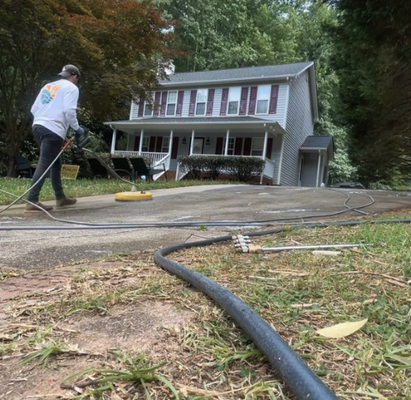 Driveway Projects - With years of experience in public service, I know what it takes to get the job done right. Whether you need your windows, driveway, deck, house cleaned, and more.