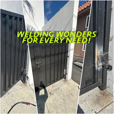 ✅Welding and repair work - We offer reliable welding and repair services for both small and large projects. From metal repairs to custom fabrication, we deliver precise, durable results to meet your needs. Count on us for quality craftsmanship and efficient, lasting solutions. ✅Welding and repair work - We offer reliable welding and repair services for both small and large projects. From metal repairs to custom fabrication, we deliver precise, durable results to meet your needs. Count on us for quality craftsmanship and efficient, lasting solutions.