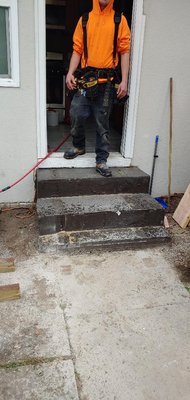 Creating safer steps - Do you have A set of unsafe steps? We can fix that. Creating safer steps - Do you have A set of unsafe steps? We can fix that.