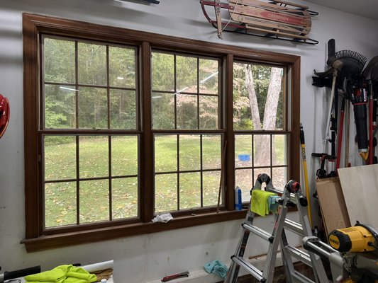 glass repair and window repairs on frames and sills. - circa 1989 wood windows with internal wood, grids and storms we removed the grids from within fix broken glass and deep cleaned. Additionally, we changed any broken components. glass repair and window repairs on frames and sills. - circa 1989 wood windows with internal wood, grids and storms we removed the grids from within fix broken glass and deep cleaned. Additionally, we changed any broken components.