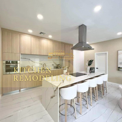 Kitchen Remodeling - 5 Stars Home Remodeling | Los Angeles Kitchen Remodeling Projects
5 Stars Home Remodeling completed multiple kitchen remodeling projects across the Los Angeles area, delivering modern kitchen renovations focused on functionality, clean design, and quality craftsmanship. These projects include full kitchen remodels with custom cabinetry, large kitchen islands, quartz and stone countertops, tile backsplash installation, modern lighting, appliance integration, and flooring upgrades.
Each kitchen remodel was handled from demolition through final installation by our team. Work included cabinet installation, countertop coordination, plumbing and electrical updates, appliance placement, and finishing details designed for everyday use and long-term performance.
5 Stars Home Remodeling specializes in kitchen remodeling, full home renovations, and modern kitchen upgrades throughout Los Angeles. Our team focuses on clear communication, organized job sites, and consistent results across every project. Kitchen Remodeling - 5 Stars Home Remodeling | Los Angeles Kitchen Remodeling Projects
5 Stars Home Remodeling completed multiple kitchen remodeling projects across the Los Angeles area, delivering modern kitchen renovations focused on functionality, clean design, and quality craftsmanship. These projects include full kitchen remodels with custom cabinetry, large kitchen islands, quartz and stone countertops, tile backsplash installation, modern lighting, appliance integration, and flooring upgrades.
Each kitchen remodel was handled from demolition through final installation by our team. Work included cabinet installation, countertop coordination, plumbing and electrical updates, appliance placement, and finishing details designed for everyday use and long-term performance.
5 Stars Home Remodeling specializes in kitchen remodeling, full home renovations, and modern kitchen upgrades throughout Los Angeles. Our team focuses on clear communication, organized job sites, and consistent results across every project.