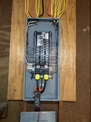 Panel upgrade - This customer was in need of a panel upgrade from a 100 amp service 200 amp to meet the needs of the home.