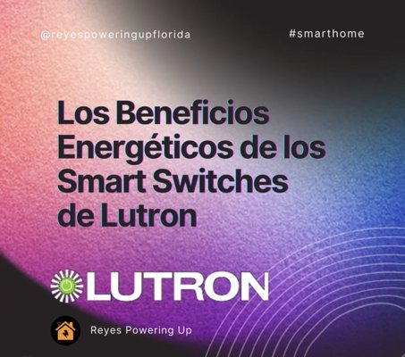 Lighting with Lutron's Smart Switches - Discover the future of lighting with Lutron's Smart Switches.
Transform your home into an eco-friendly and efficient space with these benefits:
- Remote control from your device.
- Automatic energy savings.
- Complete lighting customization.
- Greater convenience and security.
Make your home smarter and more sustainable with Lutron.
~ #smartswitch #LutronAdvantage #EcoFriendlyHome #electrician #efficientlighting #smarthome Lighting with Lutron's Smart Switches - Discover the future of lighting with Lutron's Smart Switches.
Transform your home into an eco-friendly and efficient space with these benefits:
- Remote control from your device.
- Automatic energy savings.
- Complete lighting customization.
- Greater convenience and security.
Make your home smarter and more sustainable with Lutron.
~ #smartswitch #LutronAdvantage #EcoFriendlyHome #electrician #efficientlighting #smarthome