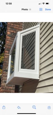 Window trim repair - This window was in desperate need of repair. You can see in the photos that the trim was rotted. We replaced the damaged trim & filled necessary areas with wood fill and caulking. We painted the window . Customer will get a lot more out of the window , and will avoid unnecessary issues in the future. Smart investment for sure Window trim repair - This window was in desperate need of repair. You can see in the photos that the trim was rotted. We replaced the damaged trim & filled necessary areas with wood fill and caulking. We painted the window . Customer will get a lot more out of the window , and will avoid unnecessary issues in the future. Smart investment for sure