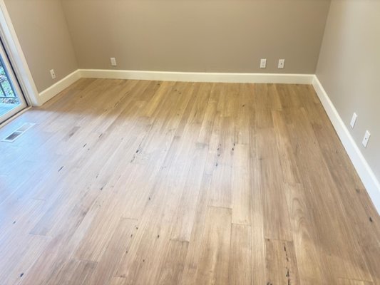Hardwood floors - This project focused on installing new hardwood flooring throughout multiple areas of the home, including bedrooms, hallways, and closet spaces. Careful attention was given to layout direction, board alignment, and clean transitions at walls and doorways. The combination of light-toned wood, crisp white baseboards, and neutral wall colors creates a modern, cohesive look while maintaining durability for everyday use. Hardwood floors - This project focused on installing new hardwood flooring throughout multiple areas of the home, including bedrooms, hallways, and closet spaces. Careful attention was given to layout direction, board alignment, and clean transitions at walls and doorways. The combination of light-toned wood, crisp white baseboards, and neutral wall colors creates a modern, cohesive look while maintaining durability for everyday use.