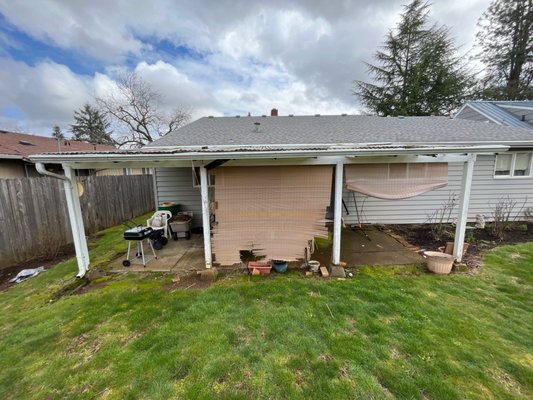 Patio Makeover! - This backyard was transformed with a new deck and an enclosed daylight patio cover. What a difference!