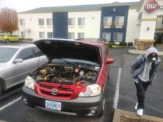 Miss on # 3 done& done - check engine light for dismiss on cylinder 3 how to remove the intake manifold and all the corresponding small equipment replace a coil pack do plug wires and plugs and put it all back together $150