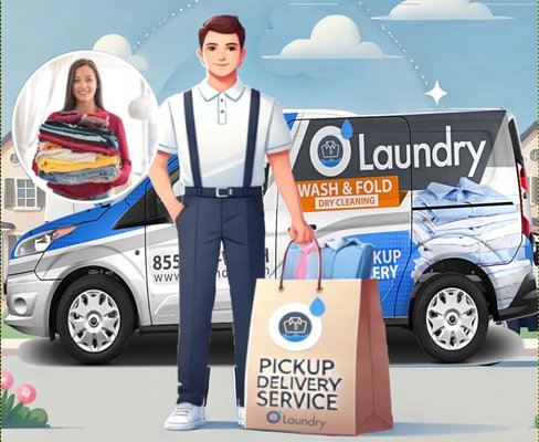Free Pickup & Delivery - No extra fees across the entire DFW metroplex.  Our free laundry pickup and delivery service covers the entire Dallas-Fort Worth metroplex, making laundry day completely effortless. With just a few clicks on our website or mobile app, we'll pick up your dirty laundry, wash, dry, and fold it with care, and deliver it back to your door — fresh and clean.

Whether you're a busy professional in downtown Dallas, a family in Arlington, or a business owner in Fort Worth, our pickup and delivery laundry service saves you time every week. We serve all of Grand Prairie, Mansfield, Irving, Plano, Garland, Mesquite, and beyond — with no delivery fees, ever.