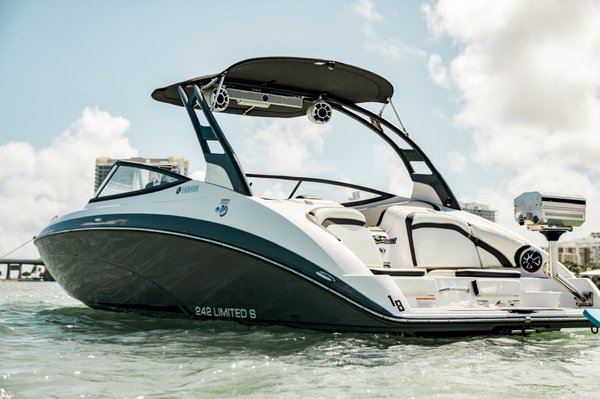2016 Yamaha 242 Limited S - Enjoy a day out on the water with this boat rental in Miami! Book this 24’ Yamaha 242 Limited S for up to 8 people. Rates as low as $100 per hour and minimum booking of 2 hours. Rates do not include fuel, Captain fees, Insurance and Docking Fee (Paid to Captain the day of the rental).
Our Boat has the UPV Certification by the coast guard as our Captains are certified with their marine credentials.
Rates:
•2 Hour Trip: $200 Not Included: fuel, Captain fees (Tip Not Included), Insurance and Docking Fee $200 due the day of the trip. (Only Available Monday – Thursday)
•4 hours: $400 Not Included: fuel, Captain fees (Tip Not Included), Insurance and Docking Fee $300 due the day of the trip.
• 6 hours: $600 Not included: fuel, Captain fees (Tip Not Included), Insurance and Docking Fee $400 due the day of the trip.
• 8 hours: $700 Not included: fuel, Captain fees (Tip Not Included), Insurance and Docking Fee $500 due the day of the trip.
The reason the captain and fuel cannot be included in the price is that LAW does not allow it. According to bareboat charter operations, we have to give you options for captains and once you select the captain, YOU the "CHARTERER" (person who rents the boat) are responsible for paying the captain fee and the fuel separately from GetMyBoat.
Rates include:
• Cooler
• Water
• Ice
• Grill Available for a $40 Fee
(Water mat no longer available)
We Have Jetski Available!!!
$150/Hr Gets Delivered to the boat. ($200 DEPOSIT REQUIRED) Please Schedule 24hr before booking.
What To Expect Onboard:
Our 24 ft Yamaha 242 Limited s is the perfect boat for enjoying a day out on the water with friends and family. This boat offers plenty of seating and is equipped with an ice cooler, and lots of cup holders to keep your favorite beverage close at hand. The sound system is equipped with Bluetooth making it easy to play your favorite music, right from the palm of your hand (Sounds System can get very loud). This boat is also equipped with underwater lights and LED lights around the speakers of the boat. The price includes ice, and water. Day trip to the sand bar, tour to the famous islands, bachelor party, sunset cruise and much more.
Places to visit:
• 2 Hour rental: We cruise around Beer can Island and after hit the Haulover Sandbar.
• 4 Hour Rental: We cruise beer can island loop around the Indian creek golf course and after hit the Haulover Sandbar.
• 6-8 Hour Rental beer can island or sandbar for swimming and the loop around the Indian creek golf course and bay harbor islands and after hit the Haulover Sandbar.
You can bring snacks, your own liquor NOT RED WINE ALLOWED.
you can’t bring hookah you can’t smoke weed, drugs are not allow.
If you have any questions, we can answer those through GetMyBoat’s messaging platform before you pay. Just hit, “Request to Book” and send us an inquiry for a custom offer.
Rules:
• The boat will be cleaned prior to and after departure free of charge, but a $200 Cleaning fee may be applied if guest leave the boat in an unsatisfactory condition or leave an excessive mess.
• No Drugs, No Pets. Alcoholic beverages are allowed in the boat
• We ask that you arrive at the marina 15 minutes prior to the departure time (If you arrive more than 10 mins late you will need to pay a $70 fee to extend pickup time. Please remember that no extra time will be added if late.
• Maximum number of guest is 8 ( If you have 2 small children we can do 10 ).
• Additional Hours may be added if possible for $200/hr.
• If the captain determines that the charter guest have engaged in unsafe or hazardous behavior, The captain may terminate the charter and you can loose the trip.
REFUND POLICY
We refund 100% of your money if:
- 51% chance of rain or more (Average during your rental period) based on Miami 2016 Yamaha 242 Limited S - Enjoy a day out on the water with this boat rental in Miami! Book this 24’ Yamaha 242 Limited S for up to 8 people. Rates as low as $100 per hour and minimum booking of 2 hours. Rates do not include fuel, Captain fees, Insurance and Docking Fee (Paid to Captain the day of the rental).
Our Boat has the UPV Certification by the coast guard as our Captains are certified with their marine credentials.
Rates:
•2 Hour Trip: $200 Not Included: fuel, Captain fees (Tip Not Included), Insurance and Docking Fee $200 due the day of the trip. (Only Available Monday – Thursday)
•4 hours: $400 Not Included: fuel, Captain fees (Tip Not Included), Insurance and Docking Fee $300 due the day of the trip.
• 6 hours: $600 Not included: fuel, Captain fees (Tip Not Included), Insurance and Docking Fee $400 due the day of the trip.
• 8 hours: $700 Not included: fuel, Captain fees (Tip Not Included), Insurance and Docking Fee $500 due the day of the trip.
The reason the captain and fuel cannot be included in the price is that LAW does not allow it. According to bareboat charter operations, we have to give you options for captains and once you select the captain, YOU the "CHARTERER" (person who rents the boat) are responsible for paying the captain fee and the fuel separately from GetMyBoat.
Rates include:
• Cooler
• Water
• Ice
• Grill Available for a $40 Fee
(Water mat no longer available)
We Have Jetski Available!!!
$150/Hr Gets Delivered to the boat. ($200 DEPOSIT REQUIRED) Please Schedule 24hr before booking.
What To Expect Onboard:
Our 24 ft Yamaha 242 Limited s is the perfect boat for enjoying a day out on the water with friends and family. This boat offers plenty of seating and is equipped with an ice cooler, and lots of cup holders to keep your favorite beverage close at hand. The sound system is equipped with Bluetooth making it easy to play your favorite music, right from the palm of your hand (Sounds System can get very loud). This boat is also equipped with underwater lights and LED lights around the speakers of the boat. The price includes ice, and water. Day trip to the sand bar, tour to the famous islands, bachelor party, sunset cruise and much more.
Places to visit:
• 2 Hour rental: We cruise around Beer can Island and after hit the Haulover Sandbar.
• 4 Hour Rental: We cruise beer can island loop around the Indian creek golf course and after hit the Haulover Sandbar.
• 6-8 Hour Rental beer can island or sandbar for swimming and the loop around the Indian creek golf course and bay harbor islands and after hit the Haulover Sandbar.
You can bring snacks, your own liquor NOT RED WINE ALLOWED.
you can’t bring hookah you can’t smoke weed, drugs are not allow.
If you have any questions, we can answer those through GetMyBoat’s messaging platform before you pay. Just hit, “Request to Book” and send us an inquiry for a custom offer.
Rules:
• The boat will be cleaned prior to and after departure free of charge, but a $200 Cleaning fee may be applied if guest leave the boat in an unsatisfactory condition or leave an excessive mess.
• No Drugs, No Pets. Alcoholic beverages are allowed in the boat
• We ask that you arrive at the marina 15 minutes prior to the departure time (If you arrive more than 10 mins late you will need to pay a $70 fee to extend pickup time. Please remember that no extra time will be added if late.
• Maximum number of guest is 8 ( If you have 2 small children we can do 10 ).
• Additional Hours may be added if possible for $200/hr.
• If the captain determines that the charter guest have engaged in unsafe or hazardous behavior, The captain may terminate the charter and you can loose the trip.
REFUND POLICY
We refund 100% of your money if:
- 51% chance of rain or more (Average during your rental period) based on Miami