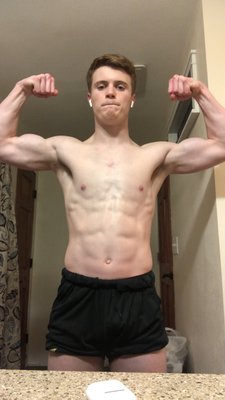 Personal Training - This transformation was from someone in his first year of exercise, compared with his 4th year. This young man started working out with personal training 3x/Week in 2019 in preparation for football and basketball his senior year. He continued personal training for about a year after his senior year, and during this time began powerlifting and later, bodybuilding. He transitioned to his own workouts at The Ranch, where he's been a success story for the consistency and routines built while paying for personal training. Personal Training - This transformation was from someone in his first year of exercise, compared with his 4th year. This young man started working out with personal training 3x/Week in 2019 in preparation for football and basketball his senior year. He continued personal training for about a year after his senior year, and during this time began powerlifting and later, bodybuilding. He transitioned to his own workouts at The Ranch, where he's been a success story for the consistency and routines built while paying for personal training.