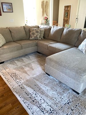 Upholstery Clean - This upholstery and rug clean had lots of odors from two beautiful labs. The smell was 100% gone after the clean and dry. Upholstery Clean - This upholstery and rug clean had lots of odors from two beautiful labs. The smell was 100% gone after the clean and dry.