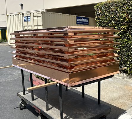 Chimney cap - We carried out this work in a comprehensive manner, from measurements to installation.