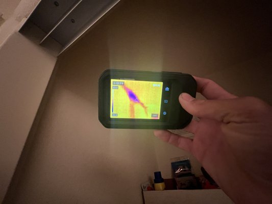Water Damage inspection - Inspection in Progress
These photos show how we conduct a thorough inspection using a thermal imaging camera and moisture meter (hygrometer) to detect hidden water damage that may not be visible to the naked eye.
🔍 The thermal imager helps us identify temperature variations that often indicate moisture intrusion behind walls, ceilings, and floors.
💧 The moisture meter provides accurate readings of moisture levels in building materials to determine the extent of water damage and ensure proper drying.
At 1st Response Restoration, we use industry-standard equipment to assess every job with precision and transparency. Water Damage inspection - Inspection in Progress
These photos show how we conduct a thorough inspection using a thermal imaging camera and moisture meter (hygrometer) to detect hidden water damage that may not be visible to the naked eye.
🔍 The thermal imager helps us identify temperature variations that often indicate moisture intrusion behind walls, ceilings, and floors.
💧 The moisture meter provides accurate readings of moisture levels in building materials to determine the extent of water damage and ensure proper drying.
At 1st Response Restoration, we use industry-standard equipment to assess every job with precision and transparency.