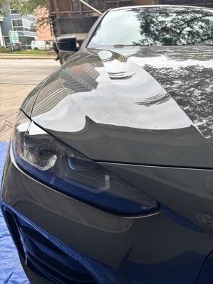 Paint splatter removal - Paint backspray removal,clay bar,buff and wax