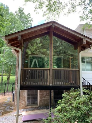 Office transformation - This is an amazing office space we did for a client in Sandy Springs. Nice big glass windows with an amazing view of the back yard. Who wouldn’t want this office! Office transformation - This is an amazing office space we did for a client in Sandy Springs. Nice big glass windows with an amazing view of the back yard. Who wouldn’t want this office!