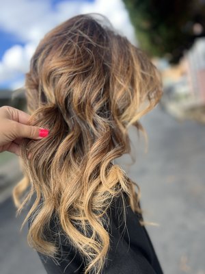 Beautiful dimensional colors done at￼￼ - These beautiful colors have been done at Sage Salon . Our talented stylist are ready to create your hair dreams!￼￼￼