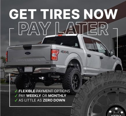 Financing Available - custom tire and auto service Financing Available Financing Available - custom tire and auto service Financing Available