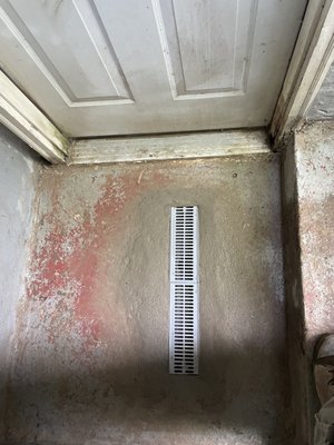 Channel Drain system - We installed a new 4" channel drain system at the bottom of the concrete basement staircase to help increase the drainage capacity of the area to help prevent it from easily getting covered by debris and leaves causing blockage. Channel Drain system - We installed a new 4" channel drain system at the bottom of the concrete basement staircase to help increase the drainage capacity of the area to help prevent it from easily getting covered by debris and leaves causing blockage.