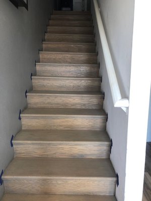 Luxury vinyl planks flooring - Full flooring remodel. Change from wood flooring to luxury vinyl planks