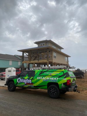 Mini Split Installs - This is a new build on the beach. We added mini splits with multi zones to give better air control, and lower humidity. The outdoor units were installed on a platform outside and the indoor modules were mounted on brackets inside. Ductless systems are a great fit for areas where regular duct work will not work. Mini Split Installs - This is a new build on the beach. We added mini splits with multi zones to give better air control, and lower humidity. The outdoor units were installed on a platform outside and the indoor modules were mounted on brackets inside. Ductless systems are a great fit for areas where regular duct work will not work.