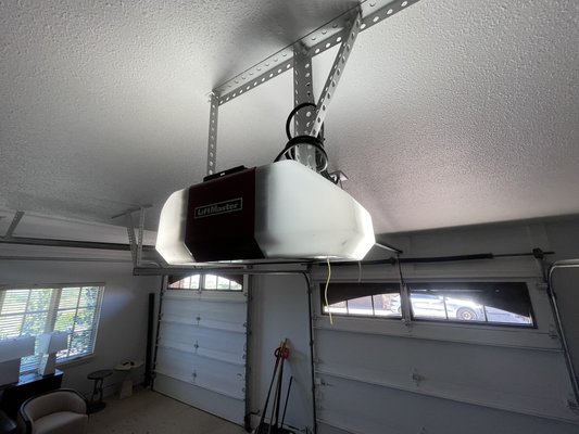 Garage Door Opener Replacement - Total garage transformation in Broomfield. We performed a full opener replacement, switching out an inefficient older unit for a secure, high-tech smart opener.
This heavy-duty system features integrated MyQ smart technology for secure, remote access control, alongside an adjustable swivel camera to keep a watchful eye on tools, vehicles, and the home. Safe, quiet, and completely connected. Need an opener repair or replacement? Trust the pros at Garage Door Knights for top-rated local service. Garage Door Opener Replacement - Total garage transformation in Broomfield. We performed a full opener replacement, switching out an inefficient older unit for a secure, high-tech smart opener.
This heavy-duty system features integrated MyQ smart technology for secure, remote access control, alongside an adjustable swivel camera to keep a watchful eye on tools, vehicles, and the home. Safe, quiet, and completely connected. Need an opener repair or replacement? Trust the pros at Garage Door Knights for top-rated local service.