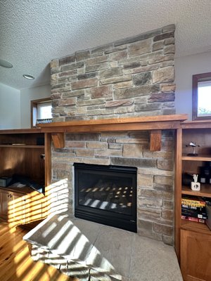 TV Mount Chimney Rebuild - TV chimney rebuild with full framing upgrade, blocking for a large TV, wire routing, new drywall, mud/sand and clean paint finish. Safe, solid mount above the fireplace and a fresh modern look for the whole wall. TV Mount Chimney Rebuild - TV chimney rebuild with full framing upgrade, blocking for a large TV, wire routing, new drywall, mud/sand and clean paint finish. Safe, solid mount above the fireplace and a fresh modern look for the whole wall.