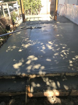 Patio - Just got done framing for patio pouring concrete Patio - Just got done framing for patio pouring concrete