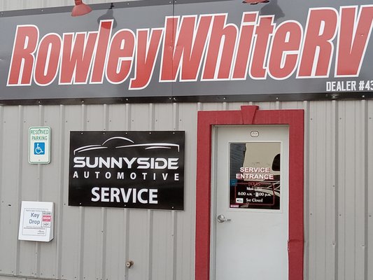 Servicing vehicles since 1959 - Our service center has been helping locals with there car needs since 1959. A few things have changed over the years. Our service center is still in the same place, but we have welcomed Rowley White RV to the same building. So don't get confused when you drive by. Just stop in and anyone here can direct you to the right place. Servicing vehicles since 1959 - Our service center has been helping locals with there car needs since 1959. A few things have changed over the years. Our service center is still in the same place, but we have welcomed Rowley White RV to the same building. So don't get confused when you drive by. Just stop in and anyone here can direct you to the right place.