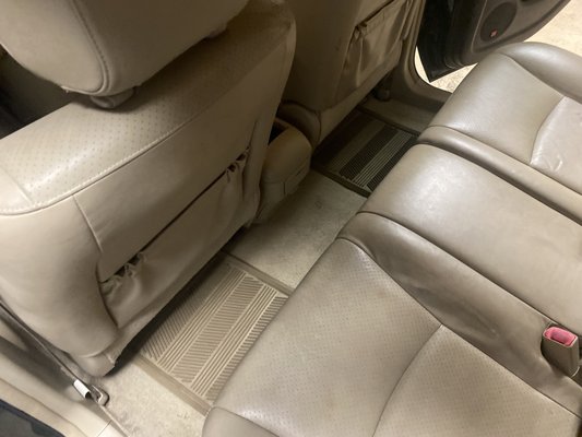 Carpet Cleaning and Extraction - With a vacuum and carpet extraction, these 5-year-old stains were taken right out of the carpet completely transforming the interior of this vehicle. Carpet Cleaning and Extraction - With a vacuum and carpet extraction, these 5-year-old stains were taken right out of the carpet completely transforming the interior of this vehicle.