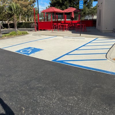 Project Highlight: Concrete Parking Area with ADA Compliance - Project Highlight: Concrete Parking Area with ADA Compliance

We recently installed a new concrete parking area, designed for durability and functionality. The project includes a clearly marked ADA-compliant parking space, meeting accessibility standards and ensuring safe use for all visitors.
	•	Strong concrete foundation for long-lasting performance
	•	Professional striping and markings for standard and ADA parking spots
	•	Attention to ADA requirements for accessibility and compliance
	•	Clean, professional finish that enhances the overall property value

This project reflects our commitment to quality, safety, and accessibility in every installation.