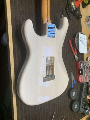 Squire Stratocaster for Mike - Setup and intonation for Mike C. Squire Stratocaster for Mike - Setup and intonation for Mike C.