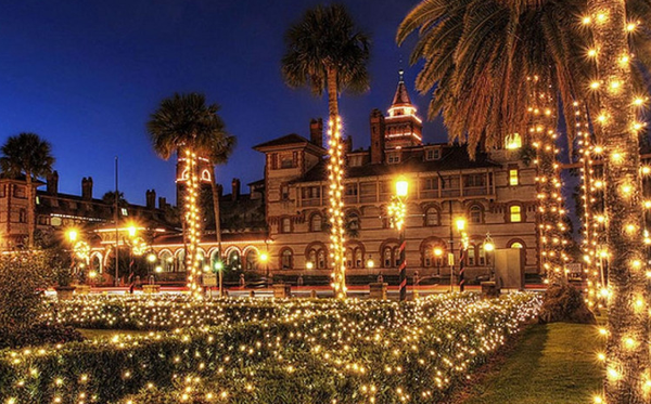 Nights of Lights Personal Boat Tours! - Enjoy a private boat tour of the internationally renowned St. Augustine Nights of Lights! ✨
You get a comfortable tritoon boat with a tour guide accommodating private parties up to 11. During your 90 minute tour, you’ll take in spectacular water views of a cascade of lights adorning St. Augustine’s historic skyline, complete with glimmering light reflections in the water.
You’re welcome to bring food and drinks onboard. You even have the option to disembark the boat to take a stroll downtown and see the lights up-close! Our festive tours are a great way to view the world-famous lights in a VIP setting and make special memories while skipping the not-so-fun traffic this time of year brings.
We run our Nights of Lights tours every evening, including holidays! We look forward to having you onboard! Nights of Lights Personal Boat Tours! - Enjoy a private boat tour of the internationally renowned St. Augustine Nights of Lights! ✨
You get a comfortable tritoon boat with a tour guide accommodating private parties up to 11. During your 90 minute tour, you’ll take in spectacular water views of a cascade of lights adorning St. Augustine’s historic skyline, complete with glimmering light reflections in the water.
You’re welcome to bring food and drinks onboard. You even have the option to disembark the boat to take a stroll downtown and see the lights up-close! Our festive tours are a great way to view the world-famous lights in a VIP setting and make special memories while skipping the not-so-fun traffic this time of year brings.
We run our Nights of Lights tours every evening, including holidays! We look forward to having you onboard!