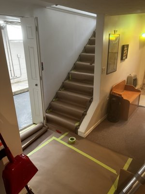 Basement waterproofing - This is a basement waterproofing job job done 6/5-6-9