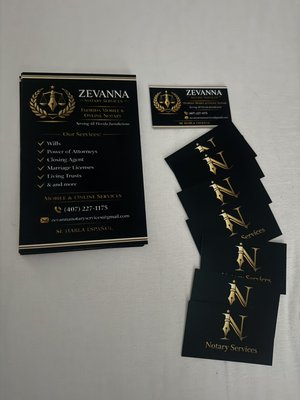 Business Cards - New business cards and pamphlets!