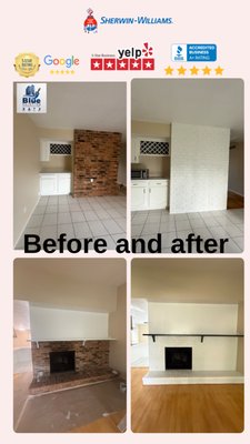 Kitchen Remodeling 2016 - No matter how old your home is, let us pamper you and turn your project into reality—with a guarantee.

This house is over 30 years old, and this time the kitchen area was remodeled and the entire house was repainted. Our client wanted to replace the cabinets with new ones, but since it is a rental property, we recommended painting and restoring them instead; he agreed, and by doing so, he saved a total of $6,000 compared to the cost of replacing the wood.