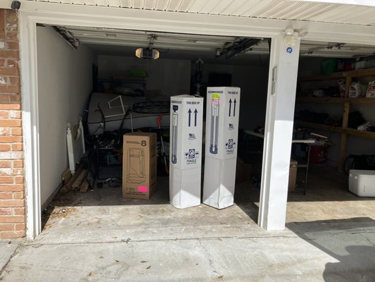 Custumer’s POE was on the opposite side of the garage, we do not recommend a system outside we would do what it takes to get it inside - Custumer pipes were 40% clogged by adding system they can now have clean safe drinking water and the build up on pipes will stop .