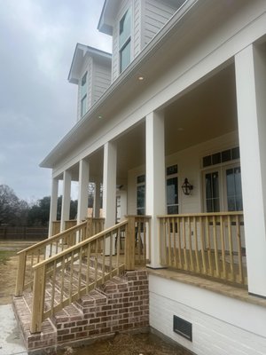 New Construction Installation - Residential gutter installation. New Construction Installation - Residential gutter installation.