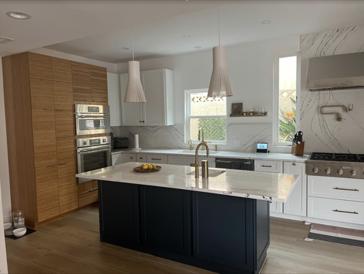 Full Kitchen Remodel - We removed 30 ft of wall to open up this customer's kitchen into an open concept