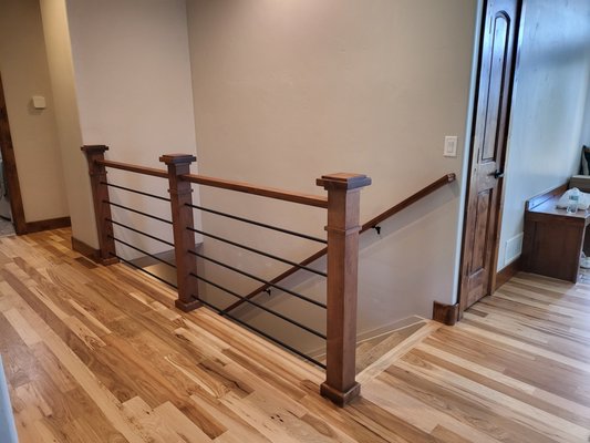 Custom guardrail - Created this stunning new guardrail for our customers. If you're tired of looking at your original guardrail, give us a call and we can transform it to your vision! Custom guardrail - Created this stunning new guardrail for our customers. If you're tired of looking at your original guardrail, give us a call and we can transform it to your vision!