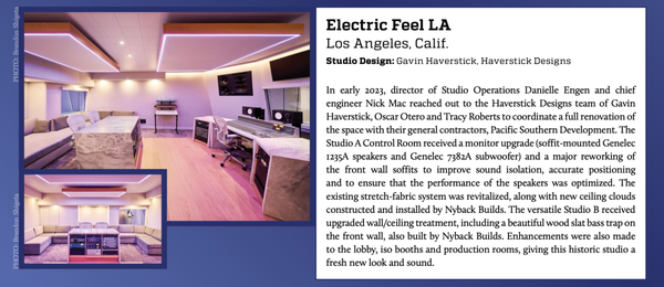 Electric Feel Sunset - **Project Spotlight: Electric Feel Studios – Sunset Blvd, Los Angeles**
At Pacific Southern Development , we’re proud to have partnered with "Electric Feel Studios" on the design and construction of their world-class recording facility on Sunset Boulevard, right in the heart of Los Angeles.
This project exemplifies our ability to merge high-end design, advanced acoustic engineering, and functional performance, creating a space where creativity thrives and sound truly comes alive.
Recently featured in "Mix Magazine’s “20 Best Studios of 2024," Electric Feel Studios has become a landmark in LA’s creative landscape, hosting top artists, producers, and industry leaders.
The vision for Electric Feel was clear from the start: to create a modern, flexible recording environment that blends aesthetic sophistication with technical perfection.
The studio needed to reflect the brand’s culture of innovation and artistry, while offering an unparalleled sonic experience that could meet the demands of today’s top-tier music production.
Our team worked closely with studio designers, acoustic consultants, and Electric Feel’s creative leadership to bring that vision to life. Every element from wall isolation and soundproofing to custom millwork, lighting, and finishes was thoughtfully integrated to balance form and function.
Building a studio of this caliber requires more than standard commercial construction—it demands precision craftsmanship, specialized materials, and deep technical coordination.
We began with extensive structural modifications and acoustic isolation, ensuring each room met exact reverberation and noise criteria. This included:
Mechanical and electrical systems were re-engineered to achieve silent operation, while lighting was designed with both aesthetic ambience and recording functionality in mind—using dimmable LED systems and color-tuned accents to enhance mood and creativity.
The interiors at Electric Feel Studios reflect a seamless blend of industrial character and modern luxury.
We used natural wood tones, marble , acoustic fabrics, and tailored lighting to achieve a space that feels both inspiring and intimate.
Common areas were designed for collaboration and comfort, lounge zones, meeting spaces, and artist-ready amenities, all built with the same attention to detail as the recording rooms themselves.
Every project has its challenges, and this one demanded both speed and precision.
Working within an active commercial property on Sunset Blvd meant tight scheduling, strict noise ordinances, and limited access windows. Our team coordinated every trade to maintain momentum without compromising quality.
The result speaks for itself:
Electric Feel Studios was recognized by Mix Magazine as one of the “Top 20 Recording Studios of 2024.
The publication praised its “exceptional design, acoustical balance, and creative energy,” highlighting it as one of LA’s premier destinations for recording, mixing, and production.
This recognition is not only a testament to Electric Feel’s artistic vision but also to the craftsmanship and technical expertise of our Pacific Southern Development team.
Today, Electric Feel Studios stands as a benchmark in modern studio construction—an inspiring, technically advanced facility that enhances creativity and performance for every artist who walks through its doors.
We’re honored to have played a role in bringing this space to life and to see it earn national recognition.
From concept to completion, this project reflects our commitment to excellence, collaboration, and innovation in every detail. Electric Feel Sunset - **Project Spotlight: Electric Feel Studios – Sunset Blvd, Los Angeles**
At Pacific Southern Development , we’re proud to have partnered with "Electric Feel Studios" on the design and construction of their world-class recording facility on Sunset Boulevard, right in the heart of Los Angeles.
This project exemplifies our ability to merge high-end design, advanced acoustic engineering, and functional performance, creating a space where creativity thrives and sound truly comes alive.
Recently featured in "Mix Magazine’s “20 Best Studios of 2024," Electric Feel Studios has become a landmark in LA’s creative landscape, hosting top artists, producers, and industry leaders.
The vision for Electric Feel was clear from the start: to create a modern, flexible recording environment that blends aesthetic sophistication with technical perfection.
The studio needed to reflect the brand’s culture of innovation and artistry, while offering an unparalleled sonic experience that could meet the demands of today’s top-tier music production.
Our team worked closely with studio designers, acoustic consultants, and Electric Feel’s creative leadership to bring that vision to life. Every element from wall isolation and soundproofing to custom millwork, lighting, and finishes was thoughtfully integrated to balance form and function.
Building a studio of this caliber requires more than standard commercial construction—it demands precision craftsmanship, specialized materials, and deep technical coordination.
We began with extensive structural modifications and acoustic isolation, ensuring each room met exact reverberation and noise criteria. This included:
Mechanical and electrical systems were re-engineered to achieve silent operation, while lighting was designed with both aesthetic ambience and recording functionality in mind—using dimmable LED systems and color-tuned accents to enhance mood and creativity.
The interiors at Electric Feel Studios reflect a seamless blend of industrial character and modern luxury.
We used natural wood tones, marble , acoustic fabrics, and tailored lighting to achieve a space that feels both inspiring and intimate.
Common areas were designed for collaboration and comfort, lounge zones, meeting spaces, and artist-ready amenities, all built with the same attention to detail as the recording rooms themselves.
Every project has its challenges, and this one demanded both speed and precision.
Working within an active commercial property on Sunset Blvd meant tight scheduling, strict noise ordinances, and limited access windows. Our team coordinated every trade to maintain momentum without compromising quality.
The result speaks for itself:
Electric Feel Studios was recognized by Mix Magazine as one of the “Top 20 Recording Studios of 2024.
The publication praised its “exceptional design, acoustical balance, and creative energy,” highlighting it as one of LA’s premier destinations for recording, mixing, and production.
This recognition is not only a testament to Electric Feel’s artistic vision but also to the craftsmanship and technical expertise of our Pacific Southern Development team.
Today, Electric Feel Studios stands as a benchmark in modern studio construction—an inspiring, technically advanced facility that enhances creativity and performance for every artist who walks through its doors.
We’re honored to have played a role in bringing this space to life and to see it earn national recognition.
From concept to completion, this project reflects our commitment to excellence, collaboration, and innovation in every detail.