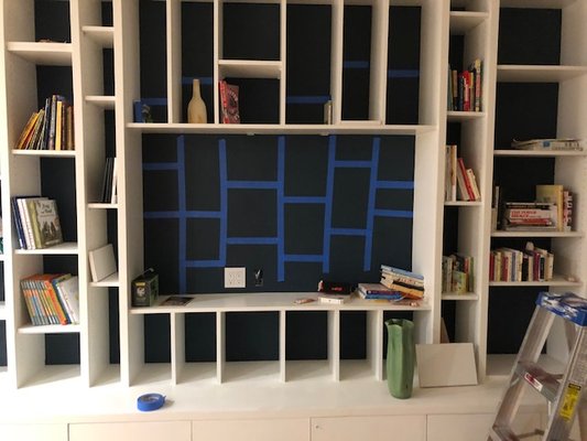 Shelving - We have built a number of custom shelving to fit specific client needs and confines. Shelving - We have built a number of custom shelving to fit specific client needs and confines.