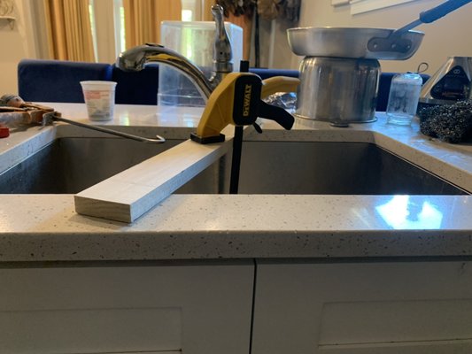 Undermount Sink Repair - This landlord inherited a host of problems left behind by the original builder after purchasing the property. We were introduced through a mutual friend, and since then, we’ve been regularly providing maintenance and repair services. Over time, we’ve tackled a variety of issues that ranged from minor repairs to addressing lingering construction shortcuts that the builder had ignored. Our ongoing work has focused on restoring the property to a standard that’s both safe and comfortable, while ensuring the landlord isn’t left dealing with these problems alone. We take pride in helping resolve these challenges and supporting her as a reliable, long-term partner.