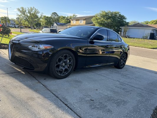 Detail cleaning - Client wanted interior detail cleaning, and exterior shampoo, dry and wax.